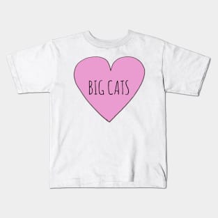 Love Big Cats Kids T-Shirt